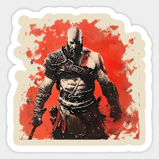 kratos Sticker